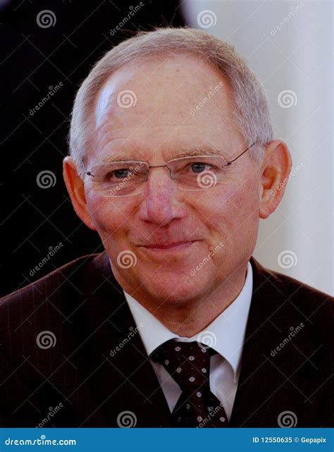 Wolfgang Schaeuble editorial image. Image of germany - 12550635