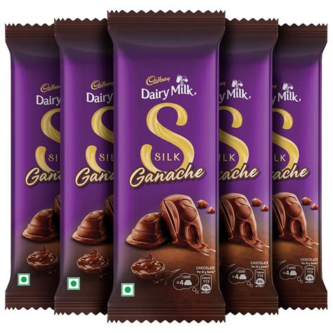 Cadbury Dairy Milk Silk Ganache Chocolate Bar G Pack Of