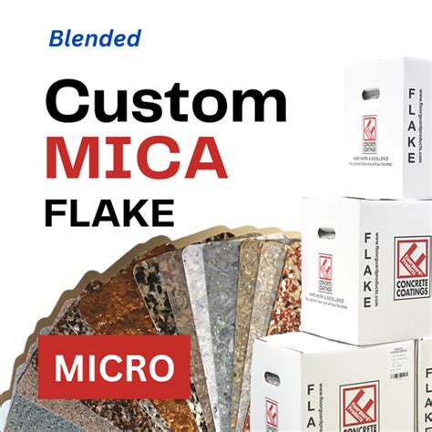 custom blended mica flake micro  lb ships  torginol