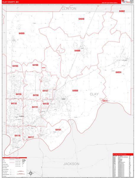 Maps of Clay County Missouri - marketmaps.com