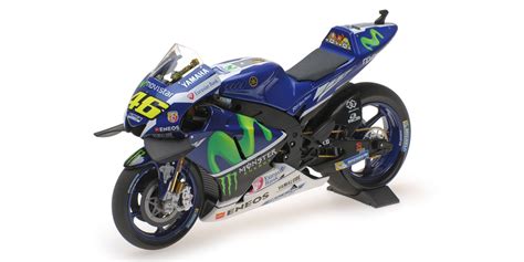 Racing Scale Models Yamaha YZR M1 Valentino Rossi 2016 Pcs By Minichamps