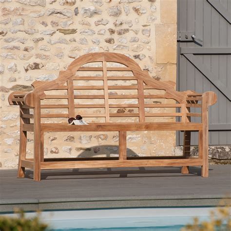 Banc De Jardin En Teck Brut Massif Cm Summer Chaises Fauteuils