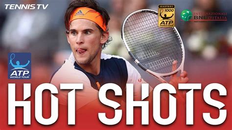 Thiem Blasts Backhand Hot Shot In Rome 2017 Tennis Tonic News Predictions H2h Live Scores