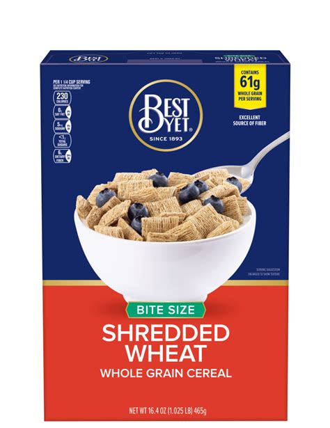 Bite Size Shredded Wheat Cereal Best Yet Brand