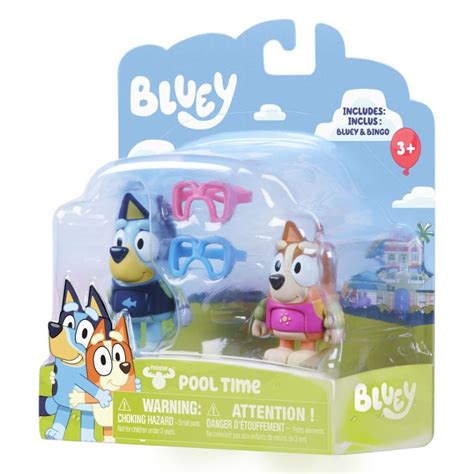 Set Figurine Bluey Bingo Si Bluey Noriel