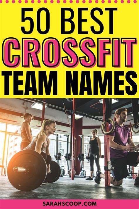 Team Name Ideas For Crossfit Compeion Infoupdate Org