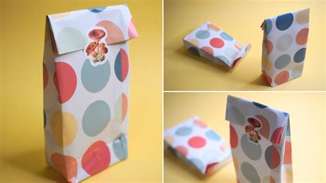 How To Make A Gift Bag From Patterned Paper Craftsonfire