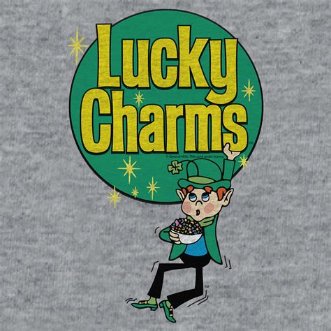 Lucky Charms Retro Logo T-Shirt - Gray – Tee Luv