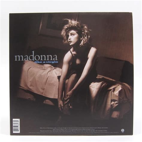 MADONNA Like A Virgin White Colored Vinyl Vinyl LP Roxy Disc House