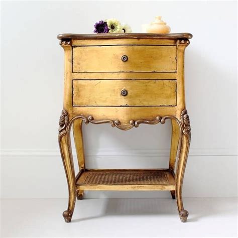 Gold French Style Bedside Table By Out There Interiors French Bedside