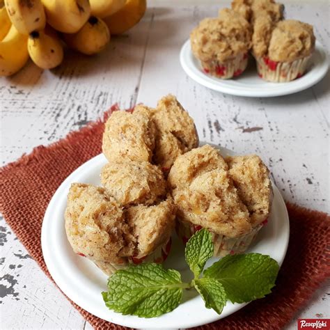 Muffin Pisang Lembut Praktis Resep Resepkoki