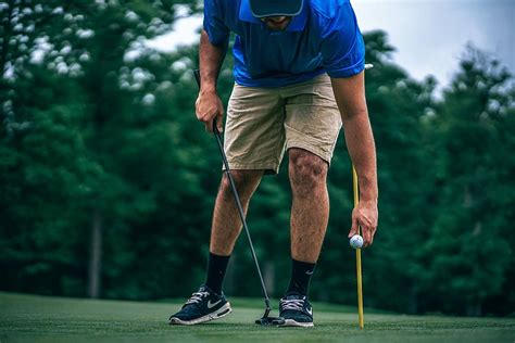 Hd Wallpaper Man Putting Golf Ball On Putty Putter Fun Grass Tree