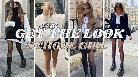 Get The Look Tendance Mode Ecoliere School Girl Grosse Selection