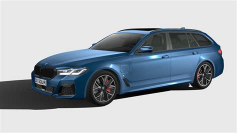 BMW 5-series Touring G31 M sport 2021 - Buy Royalty Free 3D model by ...