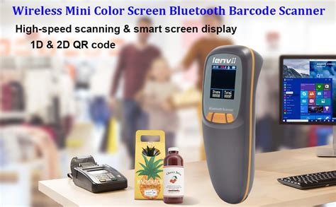 Amazon LENVII Portable Wireless Barcode Scanner With LCD Wearable