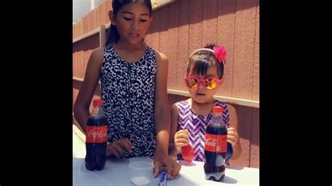 Coke Mentos Or Coke Salt 🥤☀️🎈 Youtube