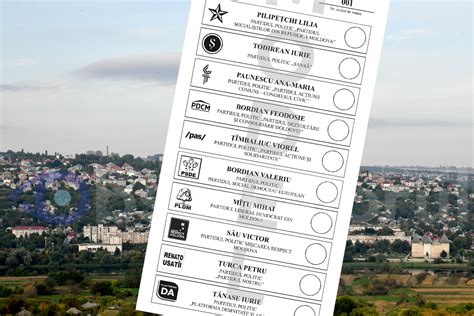 Iat Cum Vor Ar Ta Buletinele De Vot Pentru Locuitorii Municipiului