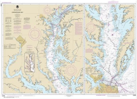 Noaa Chart Chesapeake Bay The Map Shop