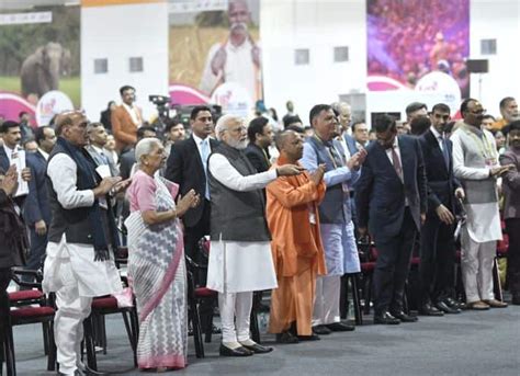 Pm Inaugurates Uttar Pradesh Global Investors Summit 2023 In Lucknow