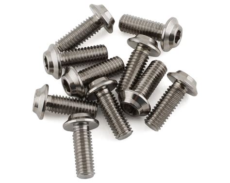 1UP Racing Titanium Pro Duty LowPro Head Screws 10 3x8mm 1UP720008