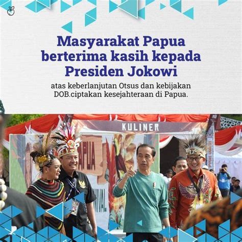 Ucapan Terima Kasih Masyarakat Papua Berkat Keberlanjutan Kebijakan Dob