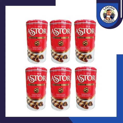 Jual Dus Karton Astor Kaleng Wafer Stick Roll Double Chocolate Coklat