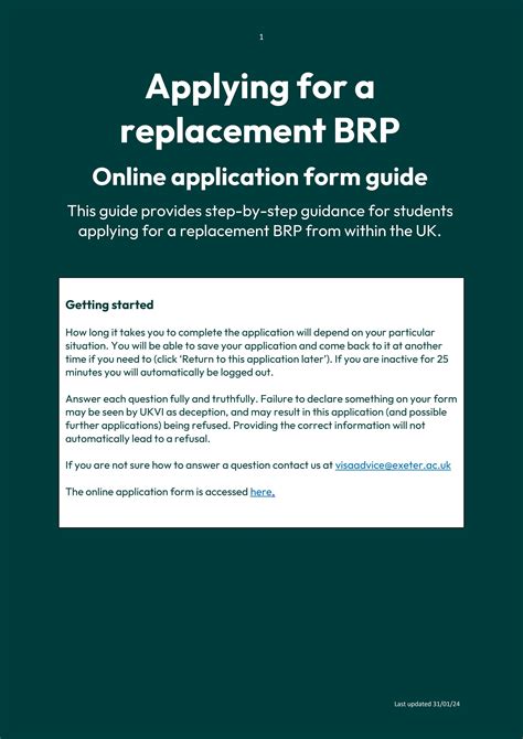 BRP_RC_Application_Guide_ISSO by University of Exeter - Issuu