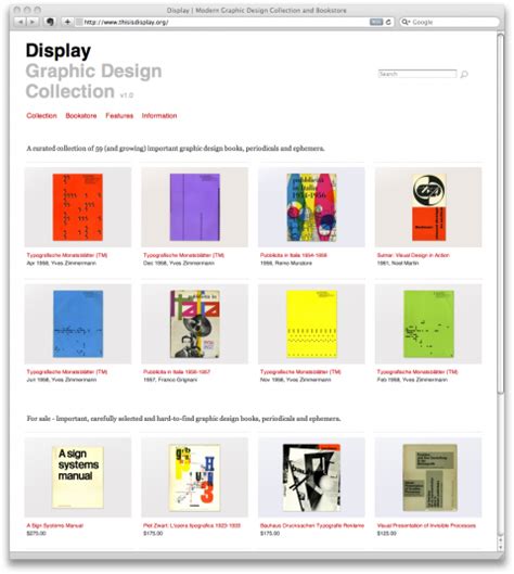 Swissmiss Display Graphic Design Collection