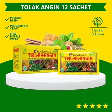 Tolak Angin Cair Sido Muncul Box Isi Sachet Lazada Indonesia