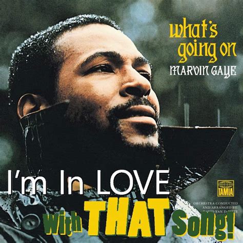 Marvin Gaye Whats Going On” The Im In Love With That Song