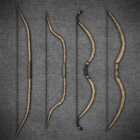 Medieval Bows And Arrows Pack 3D Model Collection | ubicaciondepersonas ...