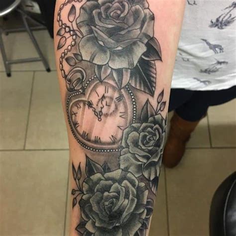 Cool Pocket Watch Tattoos That Are Totally Badass