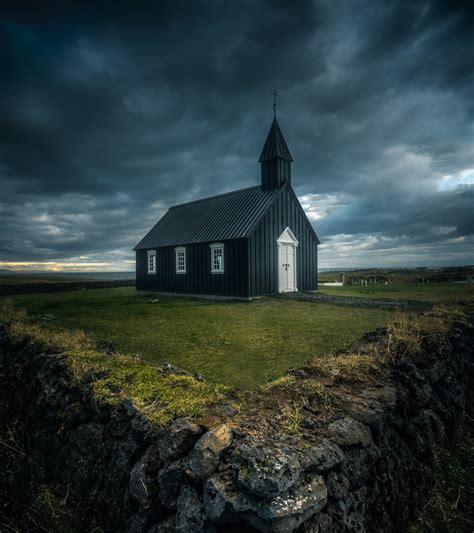 A Black Church In Budir