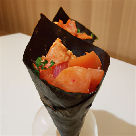 Spicy Salmon Temaki Rezept