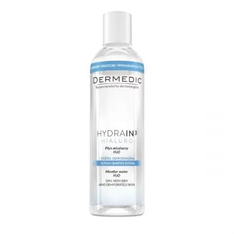 DERMEDIC HYDRAIN 3 HIALURO EAU MICELLAIRE PEAUX SECHES 200 ML