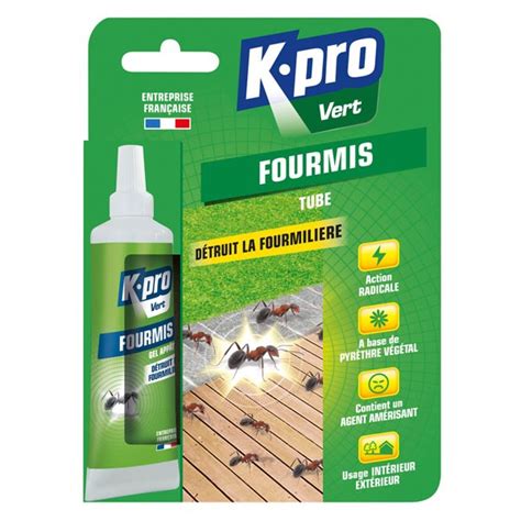 Tube Gel App T Anti Fourmis Naturel Gr Kpro