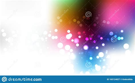 Colorful Blur Lights Background Stock Vector - Illustration of magic, shine: 165124827