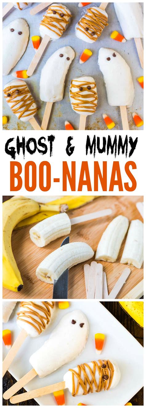 Easy Boo Nana Banana Popsicle Ghosts And Mummies So Cute Great