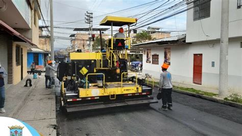 Continúa la Colocación de Capa Asfáltica en Moyobamba Noticias