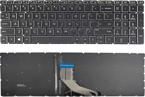 Amazon Wangpeng New Black Us Backlit Keyboard For Hp Pavilion