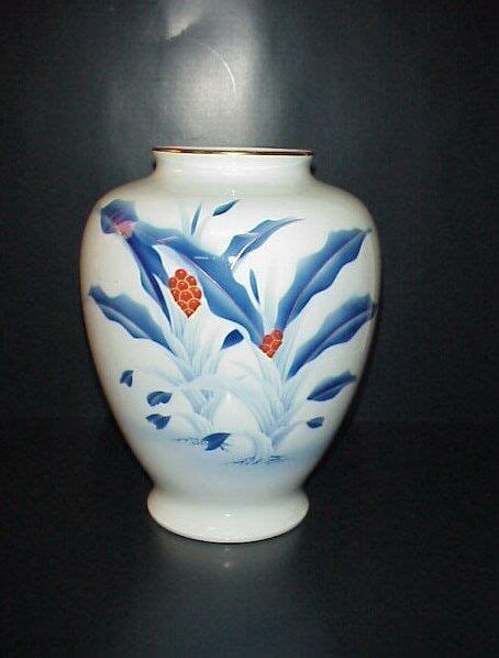 Japanese Fukagawa Seiji Vase Ebay Floral Vase Vase Fukagawa