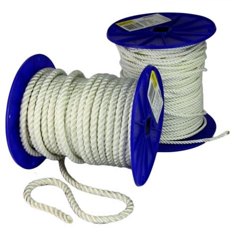 Buy Eliza Tinsley 6mm White Nylon Rope Med Tenacity Reel Of 110m