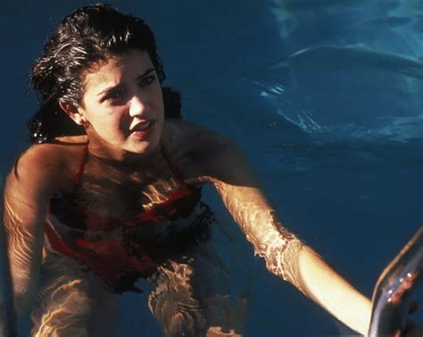 Phoebe Cates On The Set Of The Iconic Pool Scene In Fast Times A ...