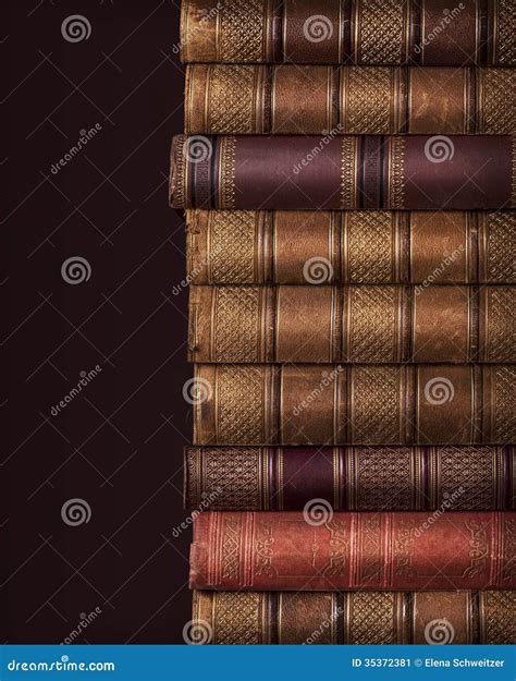 Pile Of Ancient Books Stock Image Image Of Studying 35372381