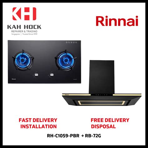 Rinnai Rh C Pbr Chimney Hood Rb G Burner Built In Hob Bundle