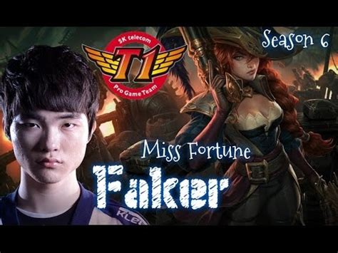 SKT T1 Faker MISS FORTUNE ADC Vs Ezreal Patch 5 23 KR League Of