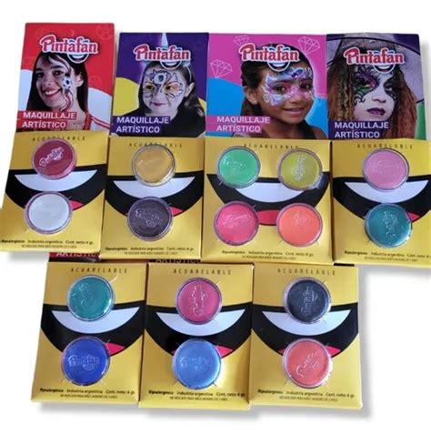 Maquillaje Art Stico Infantil Pintafan Set Colores En Venta En