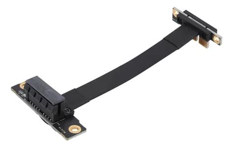 Cable Elevador Pcie X1 Doble De Ángulo Recto De 90 Grados Pc Cuotas