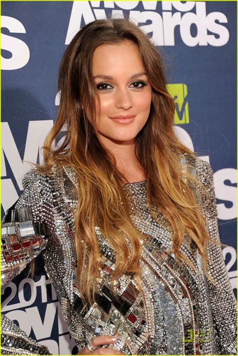 Leighton Meester Mtv Movie Awards Red Carpet Photo