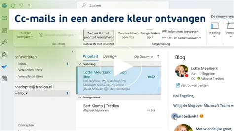 Cc Mails Automatisch In Een Andere Kleur Ontvangen In Outlook YouTube